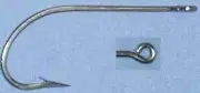 Mustad 3407DT #2 100CT Tinned OShaughnessy Hook