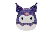 Squishmallows Original Sanrio 14-Inch Purple Plaid Kuromi Plush - Large Ultrasoft Official Jazwares Plush