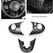 For 2014+ Mini Cooper JCW F55 Carbon Fiber Steering Wheel Cover High Profile (for: Mini)