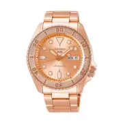 Seiko 5 Sports SRPE72K1 Men's Automatic Watch - Rose Gold-Tone Stainless Steel