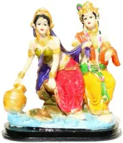 Handcrafted Designer Radha Krishna /MURTI/Statue/Figurines/Sculpture/Idol