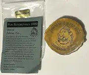 2000 Alaska Fur Rondy Rendezvous Antler Antler Pin Beardless Beaver #1795 New