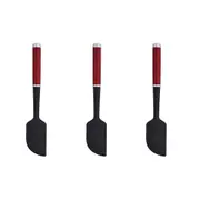 3x KitchenAid Silicone Scraper Spatula Kitchen Cooking Utensil 30cm Empire Red