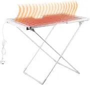 Electric Clothes Dryer Drying Rack, Temperature Electric Heated Drying Rack Hanger, Foldable Design, Adopt 45-55 ℃ Constant Temperature Heating, Easy Storage Dry Saves Energy