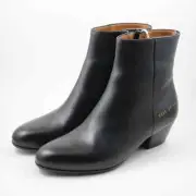 Common Projects Zip Ankle Boots Black Leather 37 Brand New 7