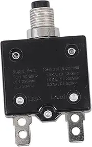 BELLIFFY Quick Maintenance Manual Reset Design 50v Dc 25a Auto-reset Circuit Breaker 125-250v Ac for Car/generator