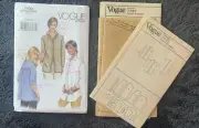 Vogue Shirt Pattern (Vintage 2003) 7700 Sizes 12, 14, 16 3 Styles UNCUT