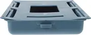 JEWEDECO Desk Storage Box Hidden Desk Organizer for Stationery Adhesive Pen Box Easy Open Close Space-saving Desk Drawer Attachment