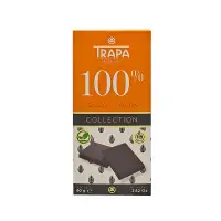 在飛比找誠品線上優惠-TRAPA精選100%黑巧克力片