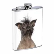 Funny Face Animals D2 Flask 8oz Stainless Steel Hip Drinking Whiskey