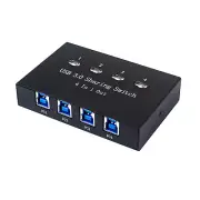 4-Port USB 3.0 Sharer KVM Switch Hub 4 in 1 out HUB Share Converter KVM Switch C