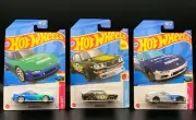 2022 hot wheels rotary collection: Mazda RX-7 Falken Silver Green Mazda RX-3