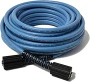 50FT 1/4-inch High Pressure Washer Hose,3600PSI M22 14mm Replacement Power Washer Hose for Most Brands, Blue