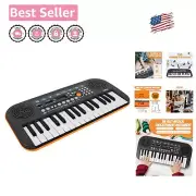 USB 32-Key Mini Keyboard with Headphone Compatibility - Ideal Gift for Beginners