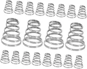 SUPVOX 20pcs Bike Wheel Hub Skewer Springs Quick Release Rod Springs Stainless Steel for Road Bikes