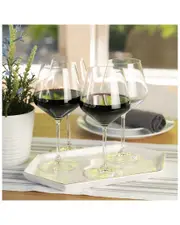 Spiegelau Set of Four 22.6oz Burgundy Glasses NoSize NoColor
