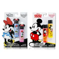 在飛比找松果購物優惠-Disney Mickey/Minnie護唇膏2入*4g (