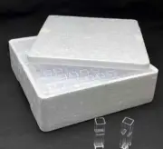 Set of 100 1.5ml Semimicro Square Plastic Tubes Vials Craft Cuvette Laboratory