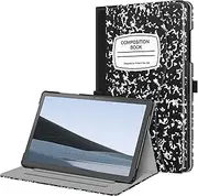 [FINTIE] Case for Samsung Galaxy Tab A9 Plus/A9+ 5G 11 Inch 2023 Model (SM-X210/X216/X218), Multi-Angle Viewing Smart Stand Back Cover with Pocket Auto Wake/Sleep, Composition Book