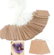 LYSAIMG 1000Pcs Price Tags,26Mm*15Mm Marking Tags with String,Writable Brown ...
