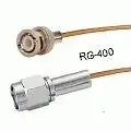 BNC-58 Male-SMA Male 12inch RG-400 Cable