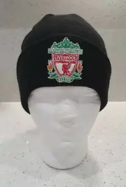 Liverpool FC Official Black Crested Bronx Hat - Youth/ Child