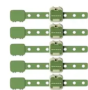 Baby Locks for Cabinets - 5X Crocodile Drawer Child Safety Locks - No Drill Cute Safety Strap Locks Refrigerator Door Latch for Cabinets Drawers Closet