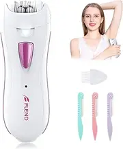 Epilator, Smooth Glide Epilator for Women, Facial and Body Hair Remover for Women, Rechargeable Hair Removal with LED Cold Light, Cordless & Portable Design for Face, Bikini, Armpits, Arms, and Legs