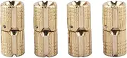 Hidden Brass Barrel Hinges - Concealed Box Hinges Invisible for Furniture, 180 Degree Opening Angle, 8mm for DIY Jewelry Box Hand Craft