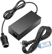SHNITPWR 240V to 12V Converter 12V 10A 120W AC to DC Converter AC/DC Power Supply Adapter Car Cigarette Lighter Socket with 12FT Extra-Long Power Cord for Car Refrigerator Inflator Car Vacuum Cleaner