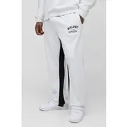 Mens Grey Plus Slim Official Gusset Joggers
