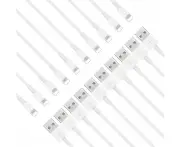 10 Packs 3FT iPhone Charger Cable Fast Charging Lightening USB cord White