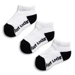 [Foot Locker] Foot Locker 3 Pack Kids Size 3-10 Ankle Sock - Unisex Socks