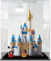 Acrylic Display Case for LEGO 40478 DISNEY Mini Disney Castle Figure Storage Box Dust Proof Glue Free