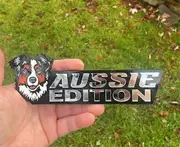 Frusde Dog Edition Car Badges Laser Cutting Car Vehicle Emblem, 3D Badge Automotive Decals Stickers for Car Truck Rv Boat Exterior Decoration D