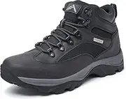 CC-Los Men's Waterproof Hiking Boots Work Boots Lightweight & Casual Chukka Boots 6.5-13