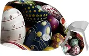 [YTYVAGT] 2-Pc,Gourd-Shaped Working Cap,Fisherman Hat with Buttons and Cotton Sweatband,Easter Eggs Colored