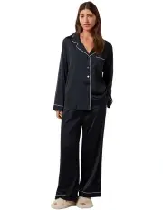 [Forever New] Elisabetta Long Pyjama Set in Navy Night Sky
