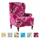 2 PCS Spandex wing armchair cover cushion cover for wing chair