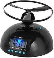Creative Gift Novelty Digital LED Alarm Clock - Run Away Flying/Rolling Helicopter Chopper Propeller Clock Gadget
