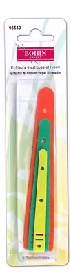 Bohin Elastic And Ribbon Threader 3 Sizes 1/4" 1/2" & 3/4" 98580