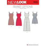 New Look Sewing Pattern 6509 Misses' Jumper, Romper, and Dress with Bodice Variations