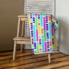 NKOTB Neon Names Still Kids Magic Summer Beach Towel