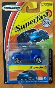 2004 MATCHBOX SUPERFAST CHRYSLER PANEL CRUISER Blue #45