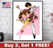 Ranma ½ Poster 18" x 24" Print Shiratori Azusa Sanzenin Mikado Ice Skater Anime