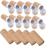 [Abaodam] Kraft Paper Cylinder Packaging Tube Tea Storage Box Multipurpose Packing Box Tea Bottle Container Wrapping Tube