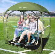 Sports Tent Pop Up Shelter with Removable Top and Sealed Floor, 63"x63"x63"