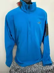 The NorthFace Mens A3XJB4 100 1/2 Zip NWT Sz XXL DRUMMER BLUE