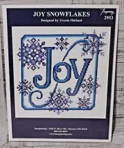 JOY SNOWFLAKES cross stitch chart IMAGINATING Ursula Micahel
