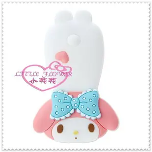 小花花日本精品♥ Hello Kitty 美樂蒂 捲線器 耳機 集線器 捲線器 收線器 粉色趴姿 00410007